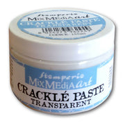 STAMPERIA Mix Media Art Crackle Paste Transparent 150ml